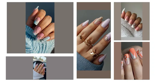 18 Unique Acrylic Nail Ideas: Mix Summer and Fall Styles