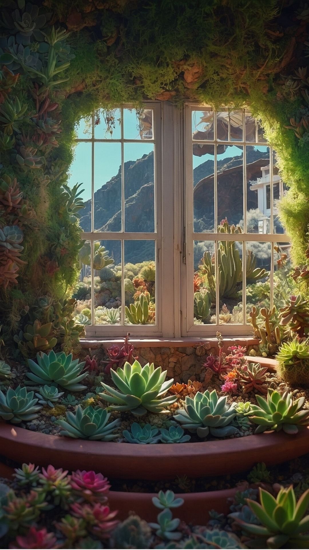 Mountain View Succulent Frame