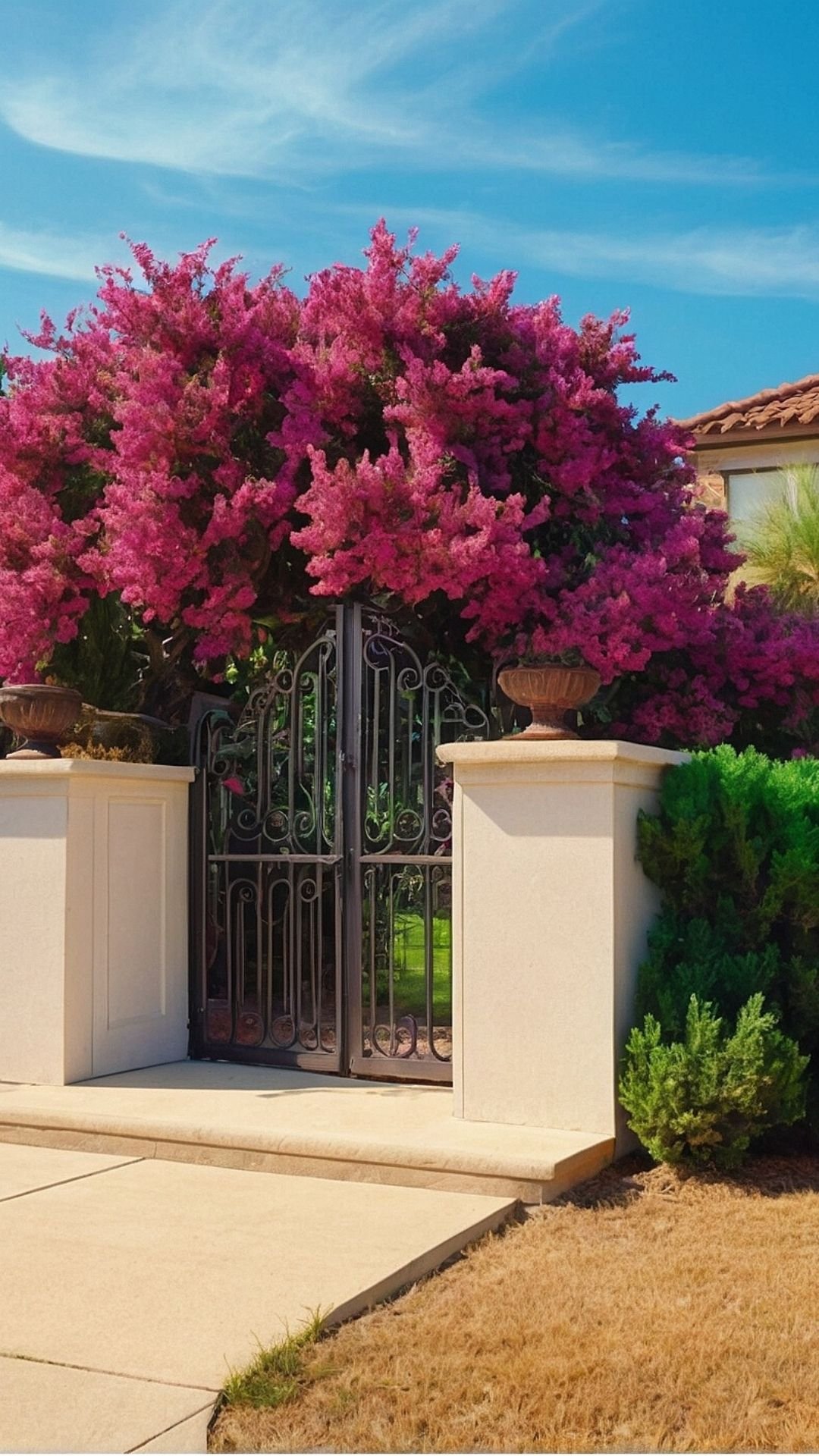 Bougainvillea Majesty at the Gates
