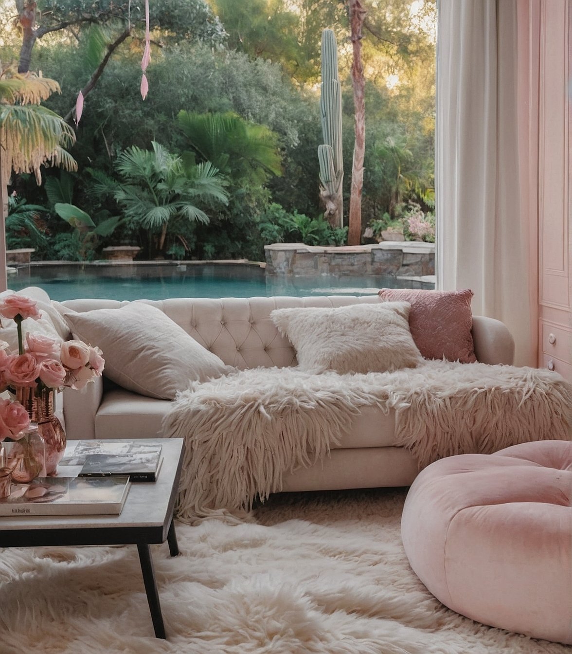Desert Chic: Succulent Style Living Room
