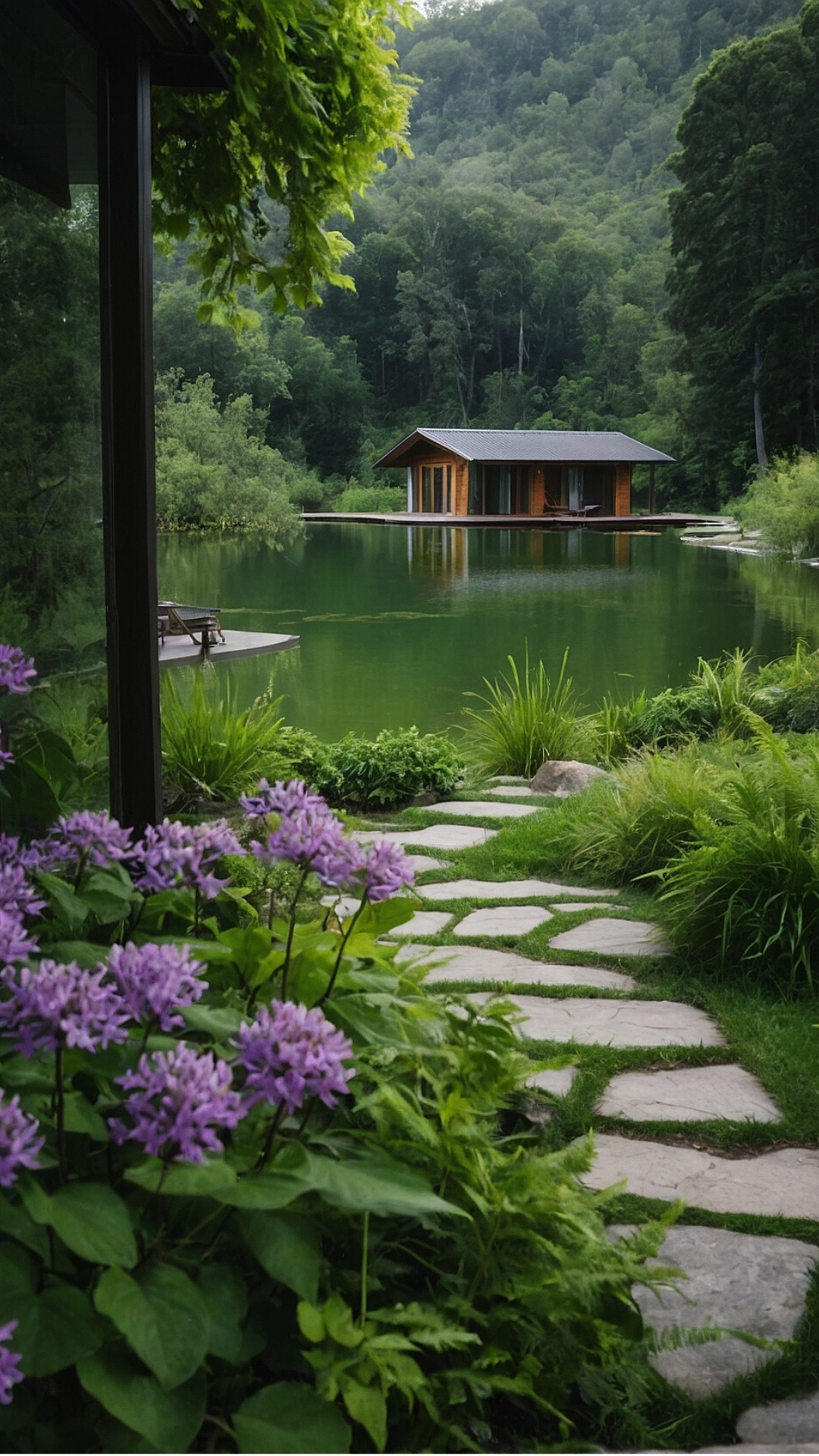 Lakeside Zen Pavilion