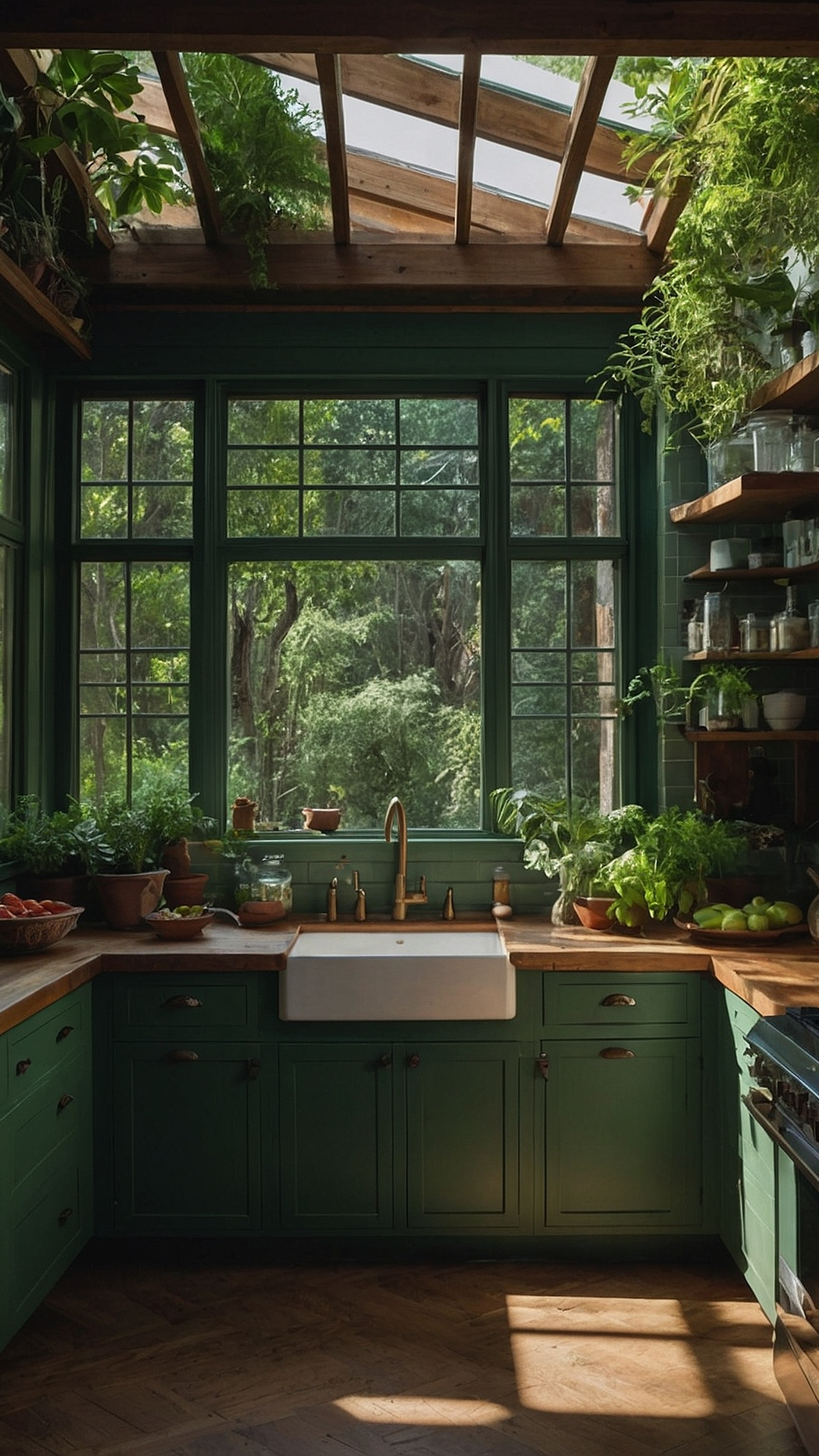 A Breath of Freshness: Green Kitchen Designs