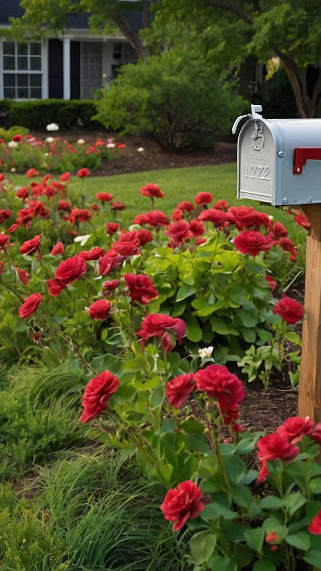 Garden Glory at the Mailbox: Vibrant Flower Bed Designs