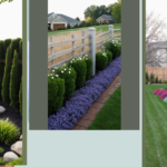 Transforming Your Chain Link Fence Line with Flower Bed Beauties