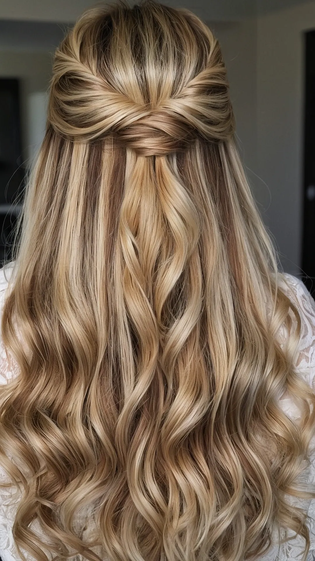 Tying the Knot: Half Up Hairstyles Inspiration