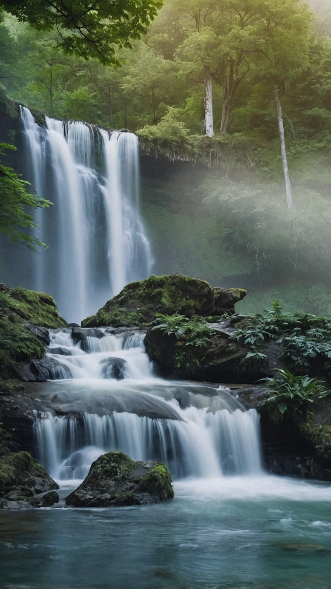 Nature's Symphony: Beautiful Waterfall Wallpaper Galleries