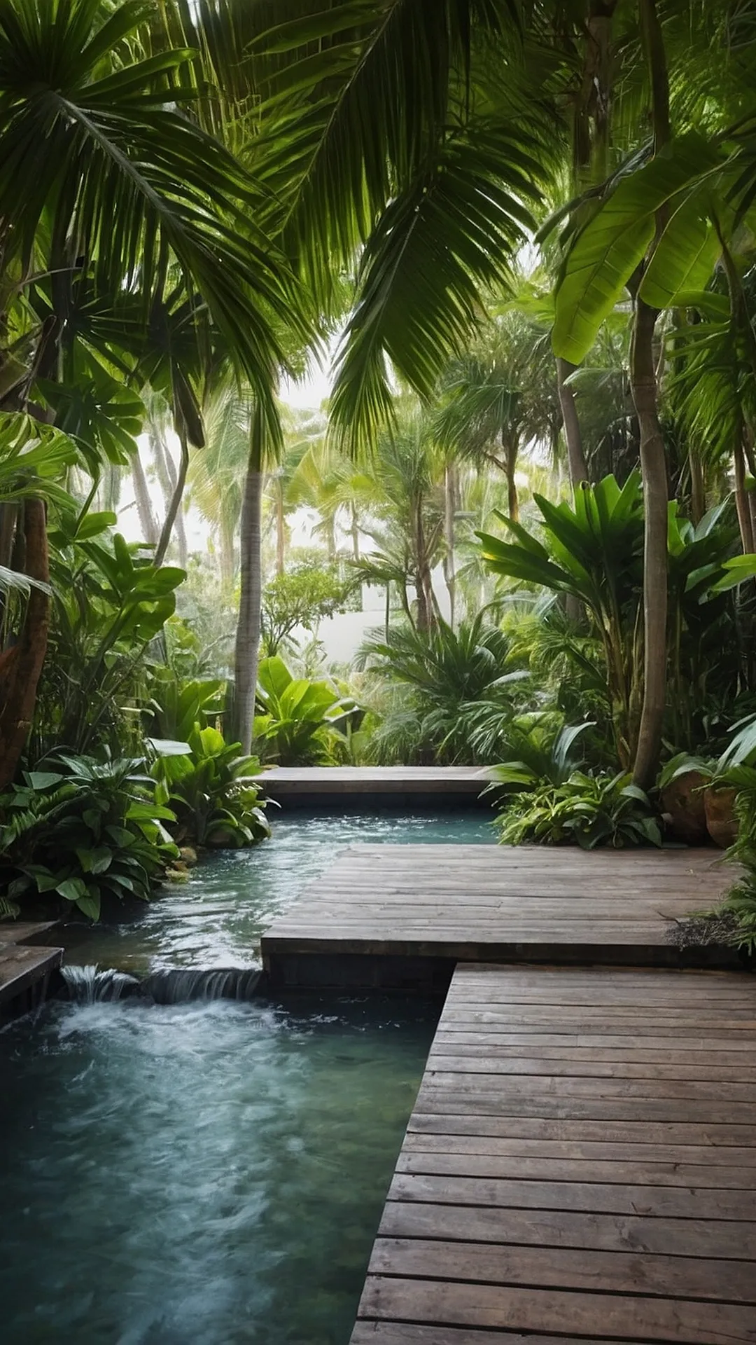 Tropical Oasis Entrance