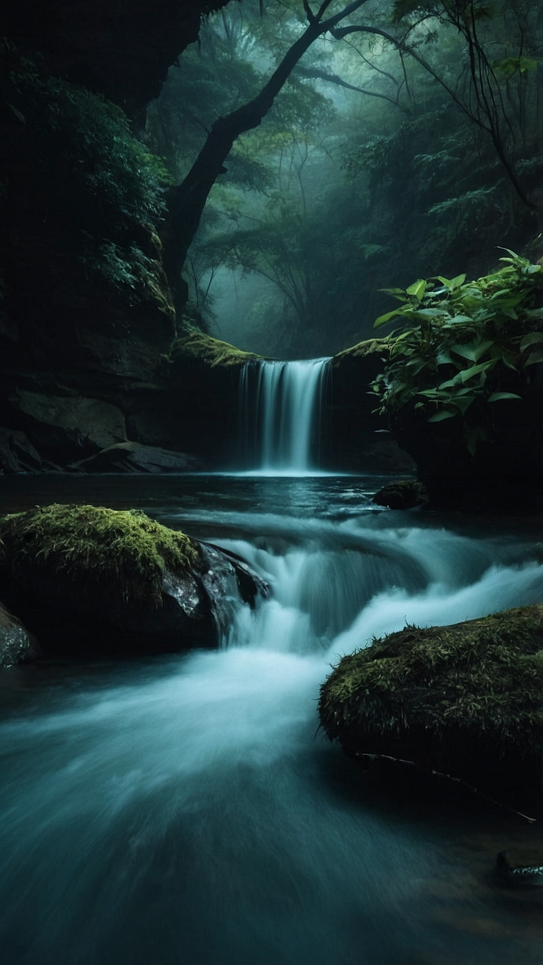 Enchanted Falls: Enchanting Waterfall Wallpaper Styles