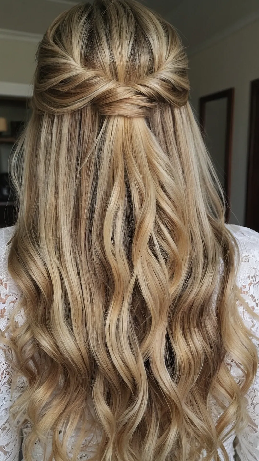 Wedding Waves: Half Up Hairstyles