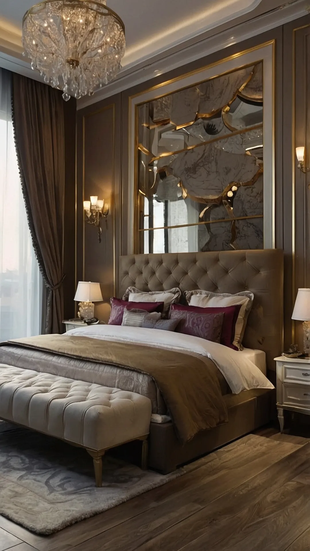 Regal Reverie: Luxe Bedroom Inspirations