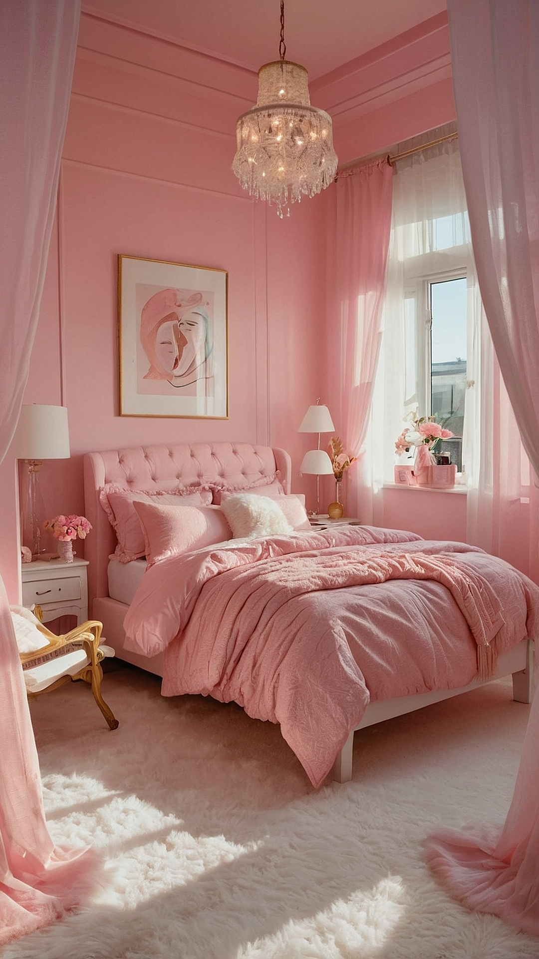 Berry Bliss Boudoir: Pink Bedroom Redesign