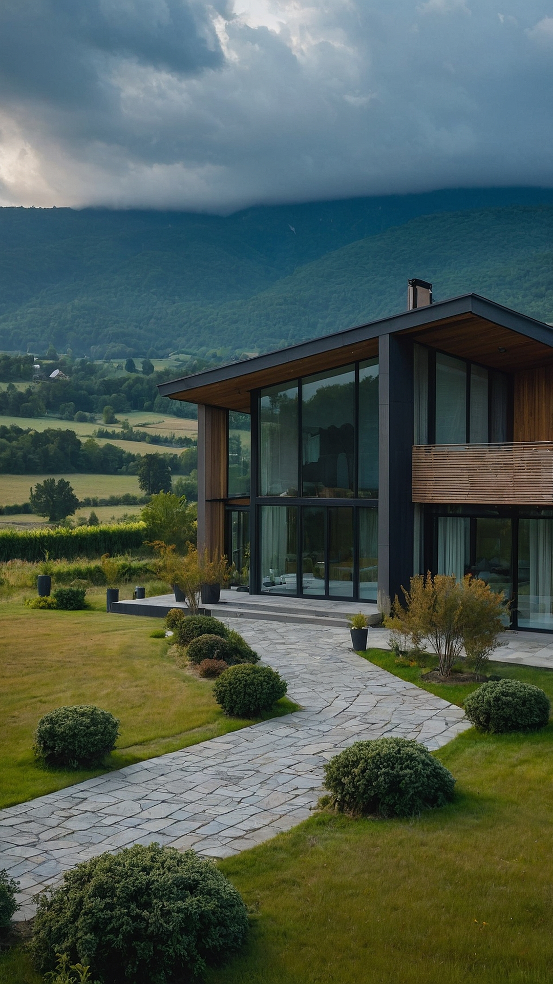 Sleek Rural Living: Trendy House Designs for the Countryside