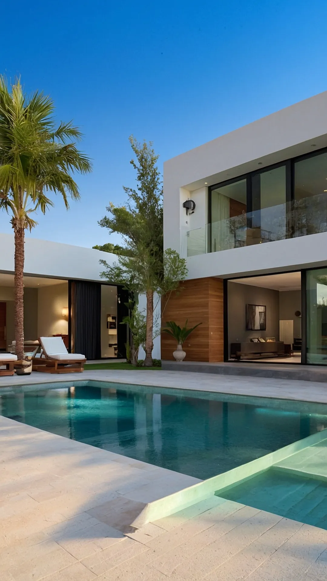 Chic Retreats: Glamorous Modern Villa Designs