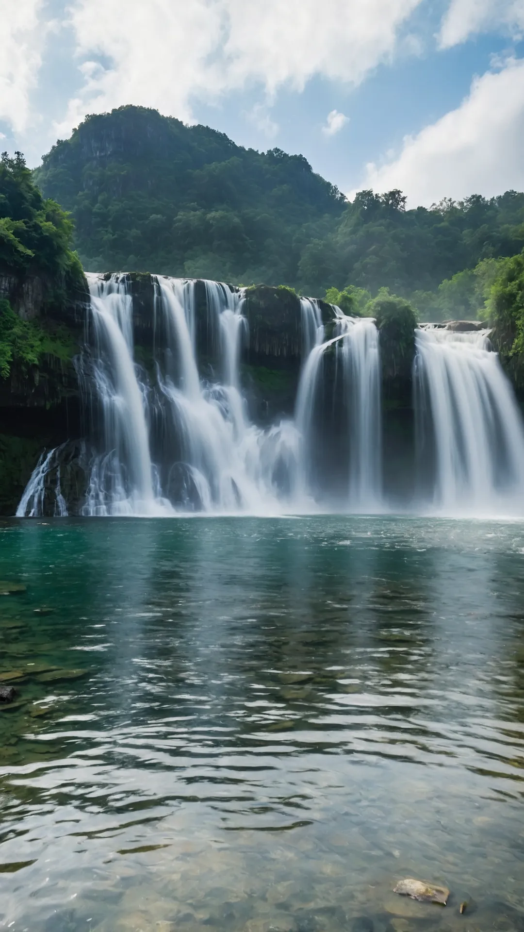Glistening Cascades: Captivating Waterfalls Wallpaper Trends