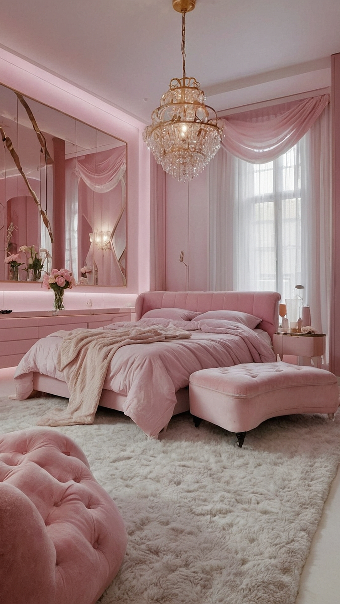 Cherry Blossom Haven: Pink Bedroom Overhaul