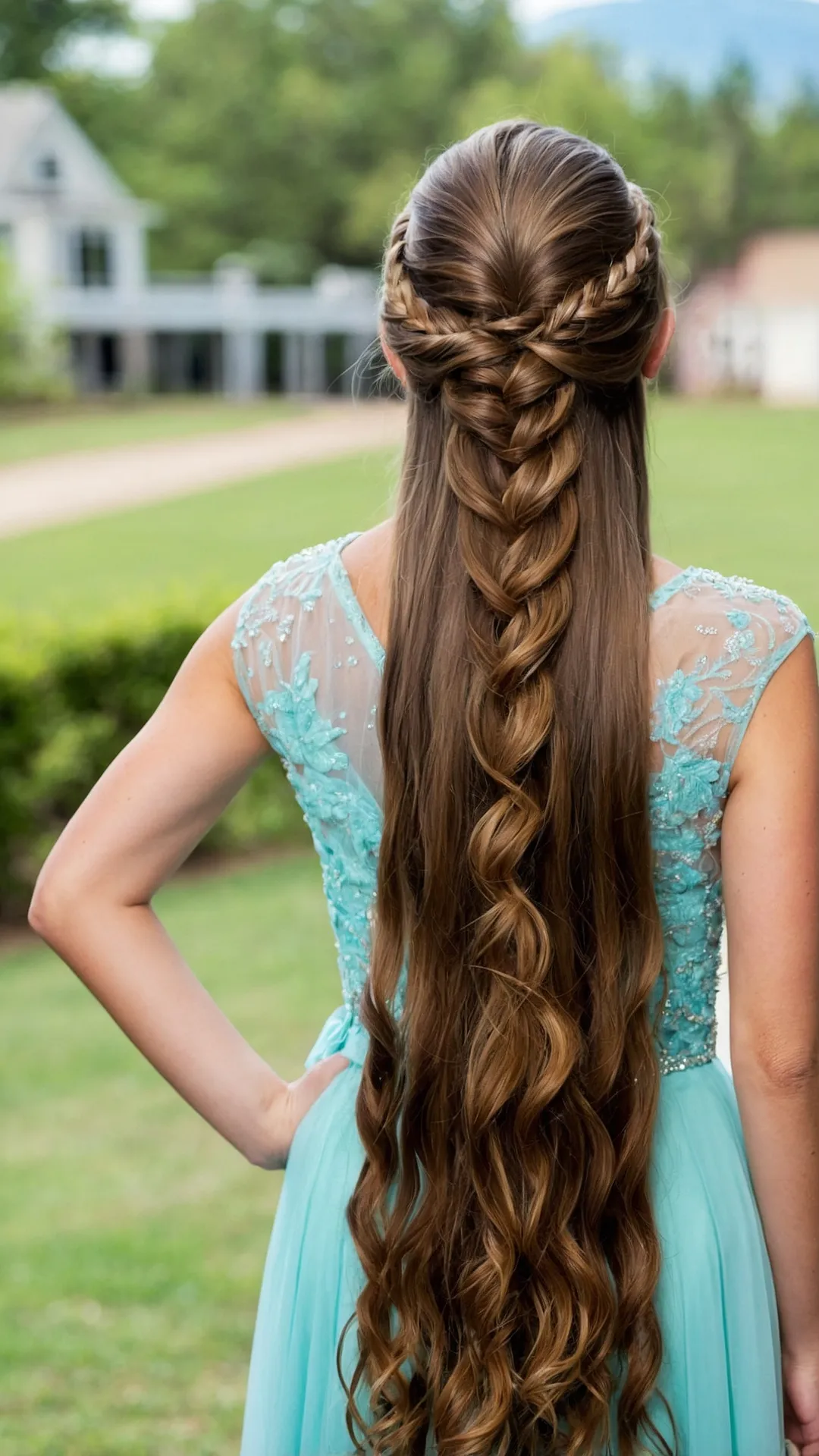 Glistening Glamour: Prom Hairstyles for Long Hair Inspiration