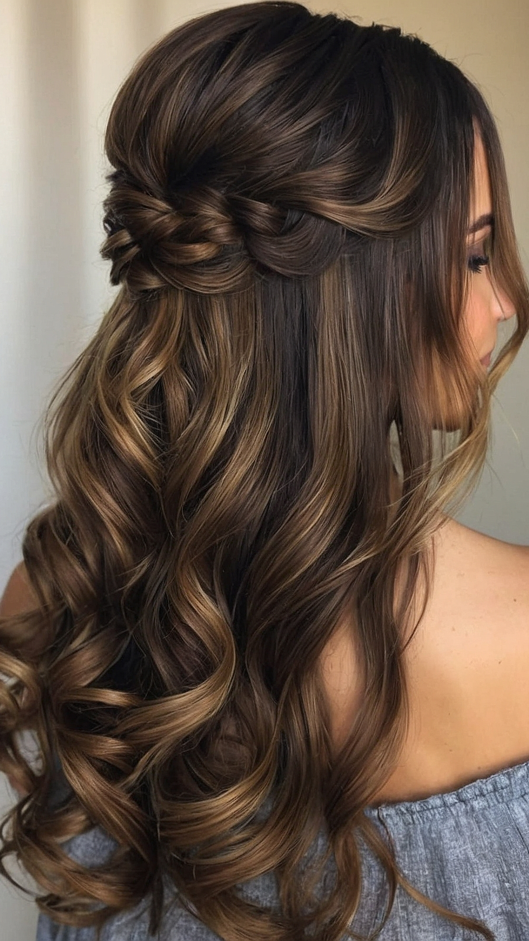 Glittering Glamour: Sparkling Prom Hairstyles for Medium Hair