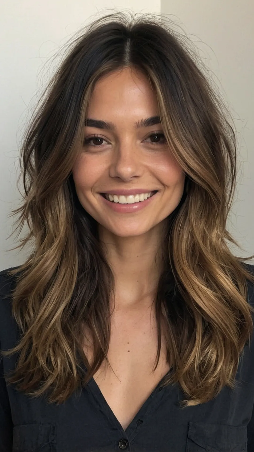 Layered Perfection: Shoulder Length Haircuts