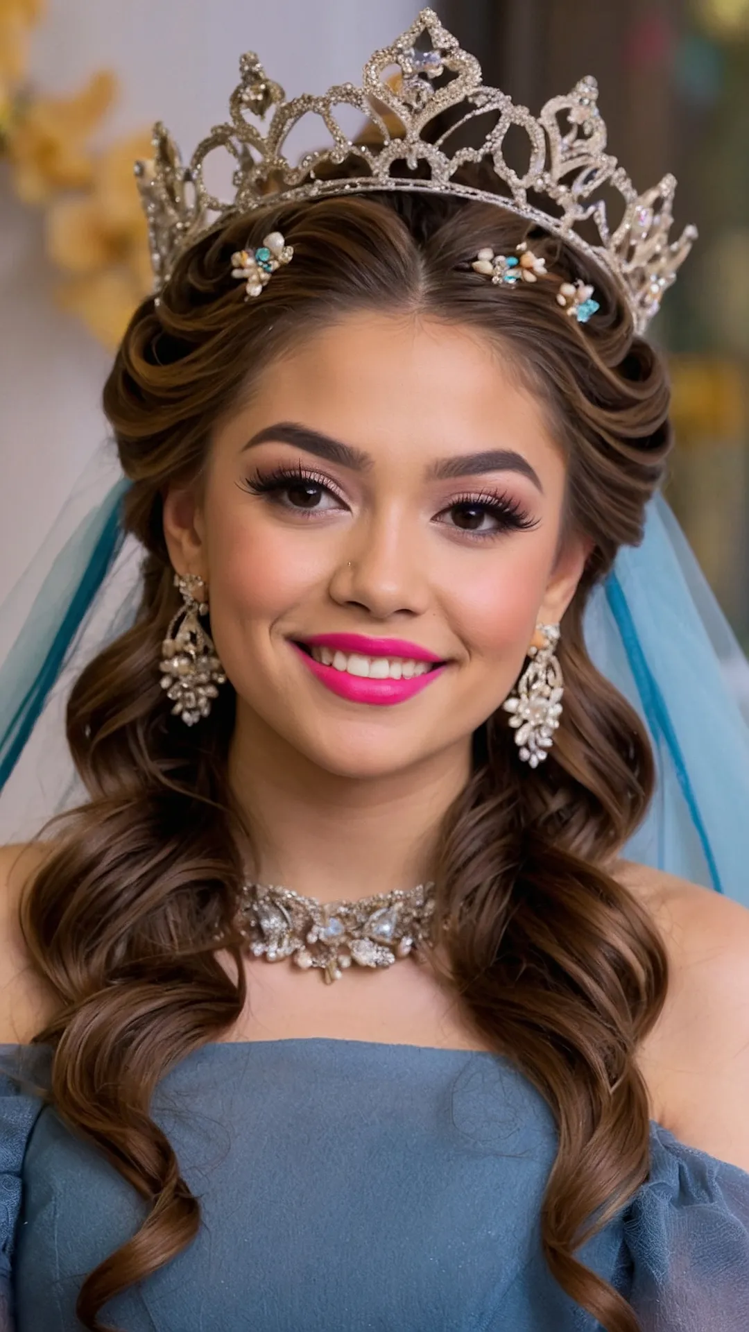 Regal Hairstyles: 15 Quinceañera Crown Ideas You’ll Adore - Cheerful Talks