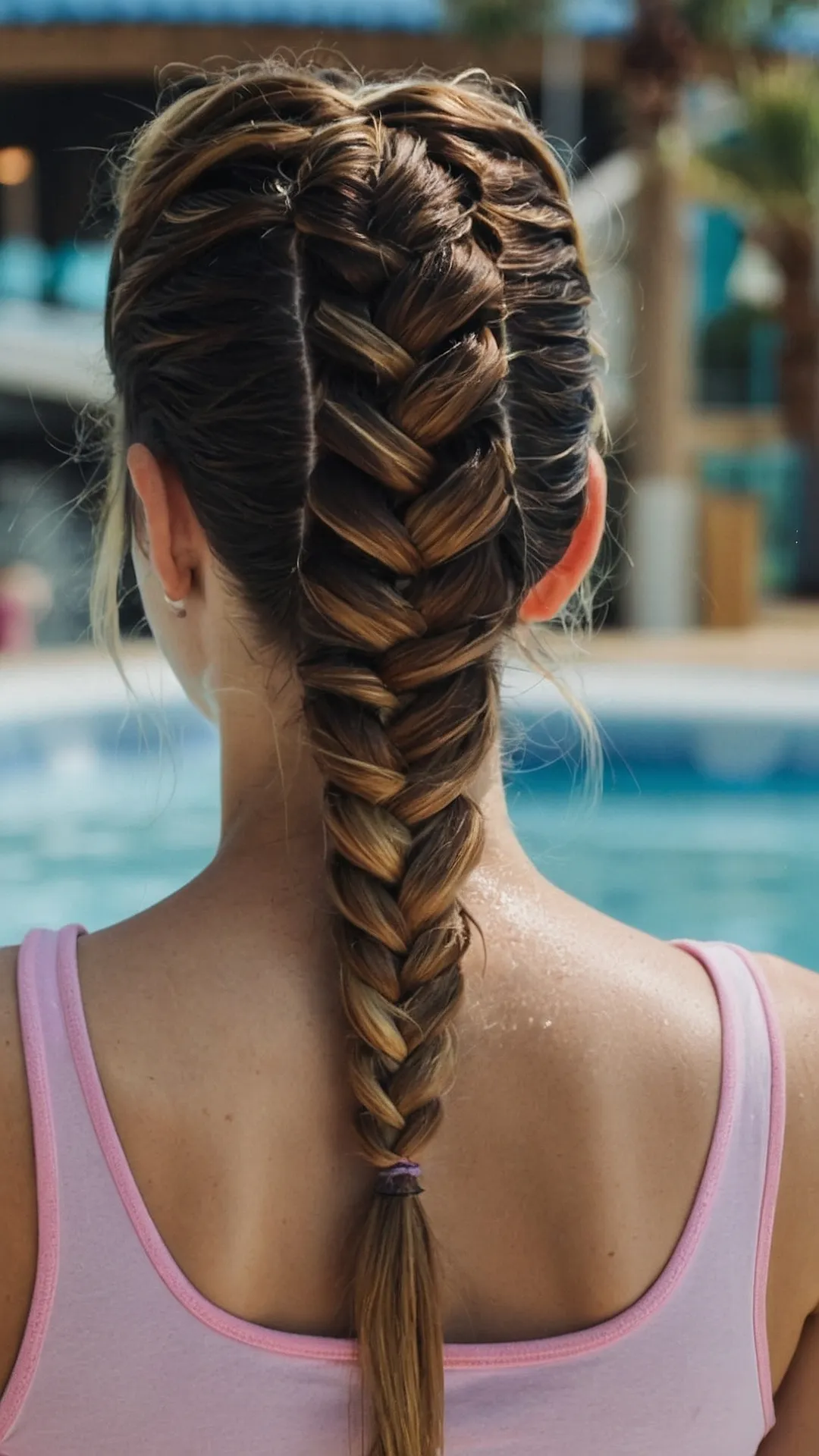 Flowing Tresses at the Waterpark