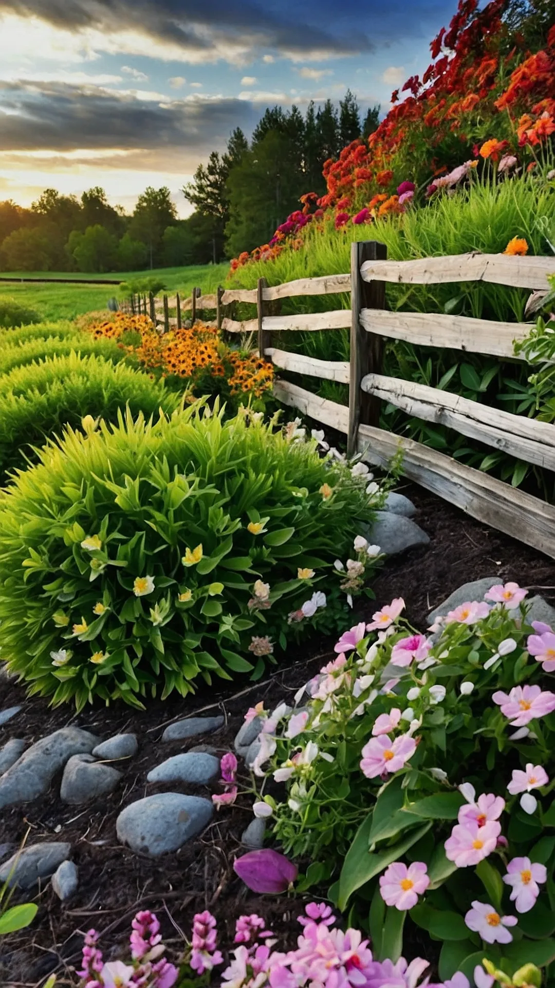 Hedge Haven: Beautiful Fence Line Landscape Inspirations