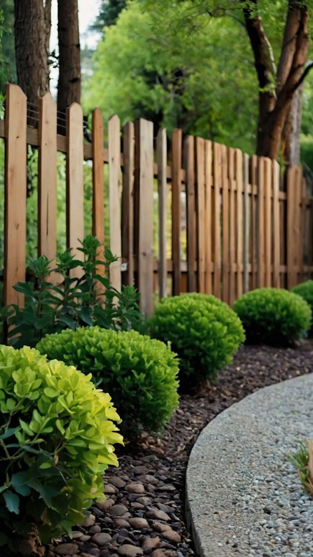 Scenic Screens: Unique Fence Line Landscaping Visions