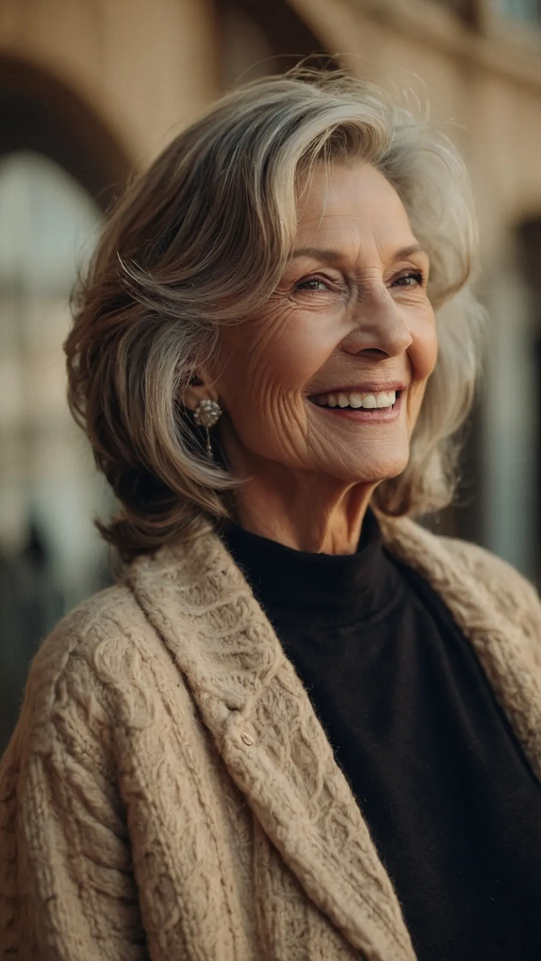 Stylish Layers and Accessories for Older Fashionistas