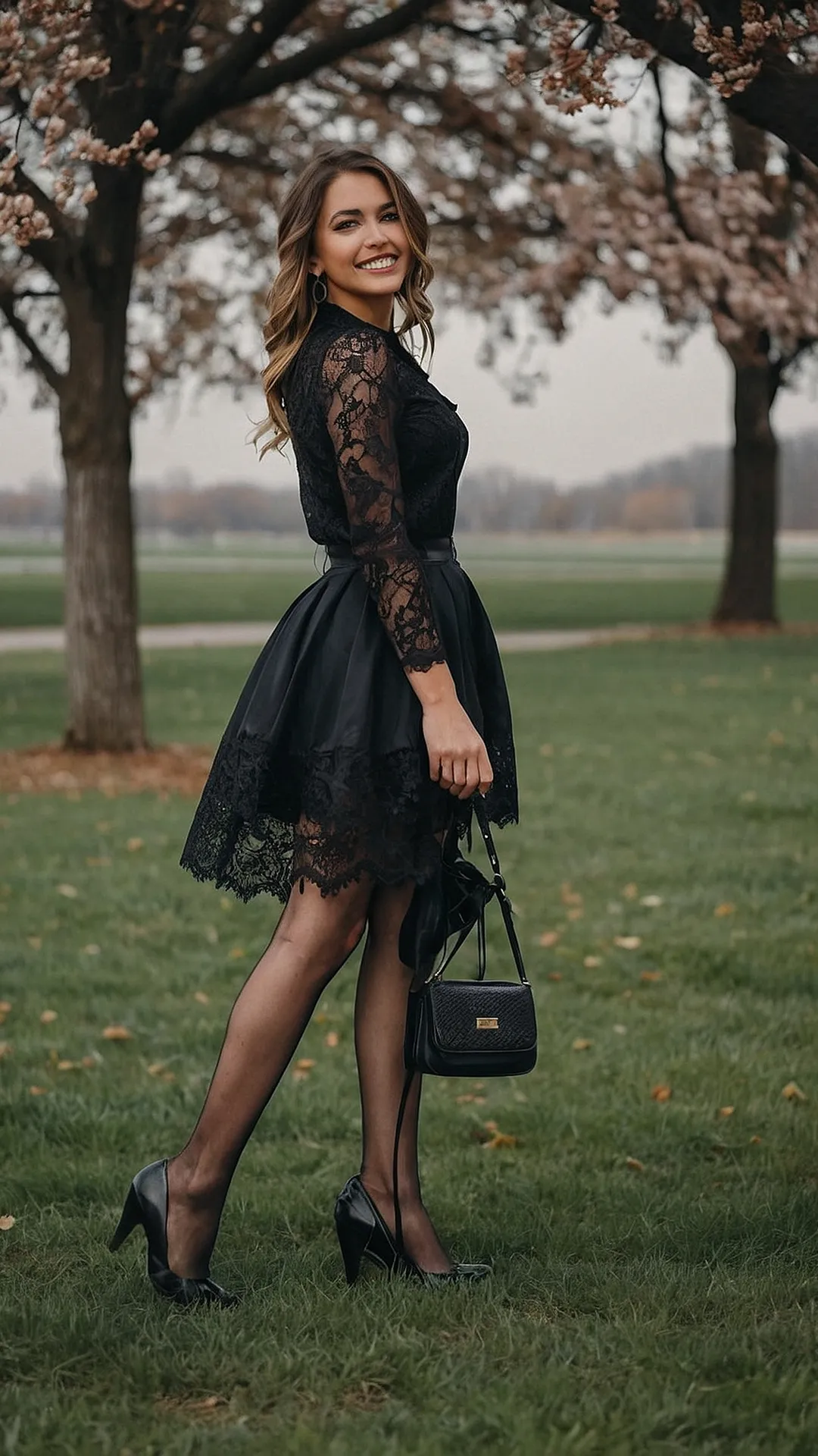 Lace Loveliness: Classy Stocking Looks