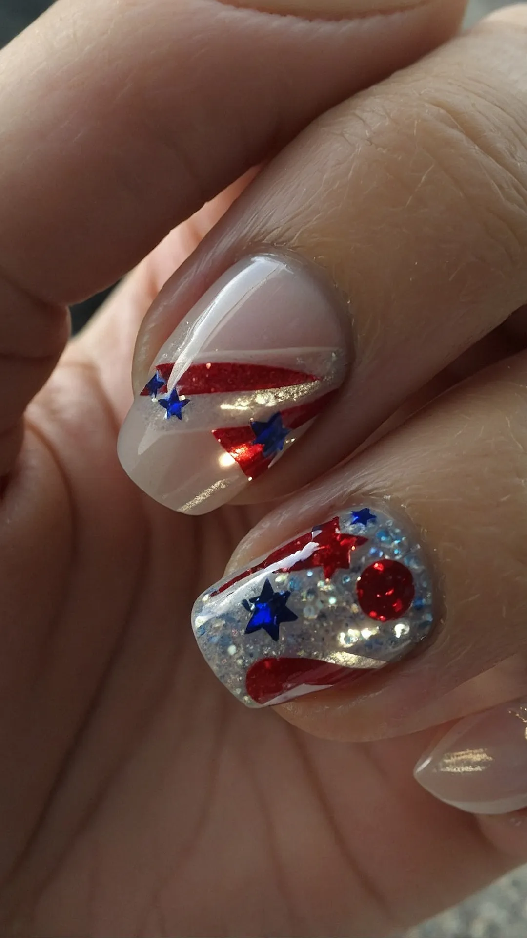 Red, White, and Bold: Independence Day Nail Art