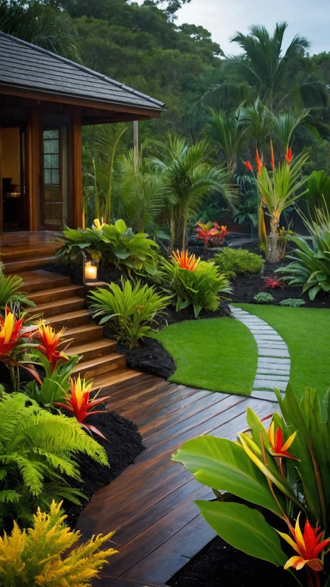 Tropical Tranquility: Zen Garden Backyards