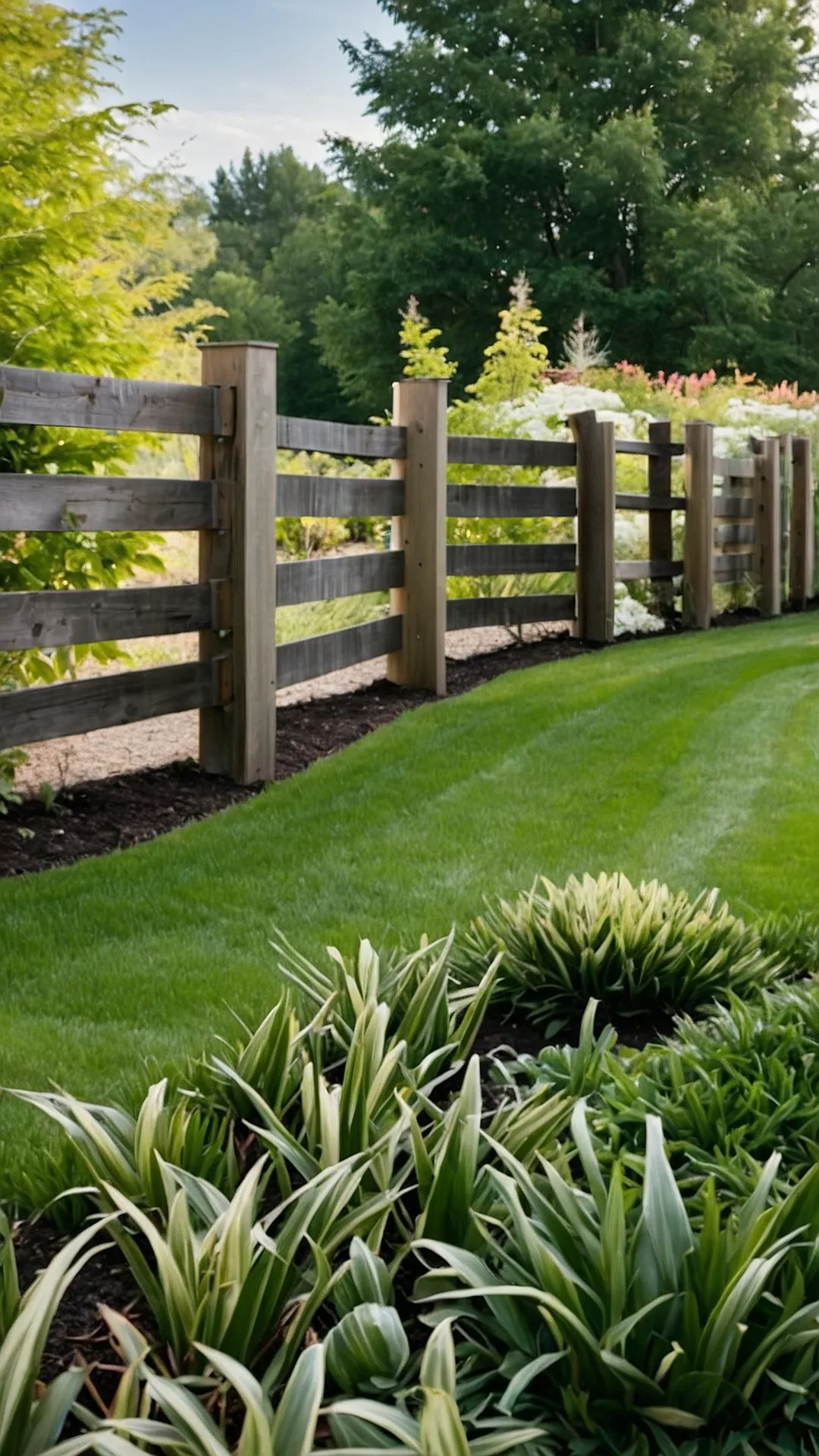 Fence Line Finesse: Sophisticated Landscaping Inspirations