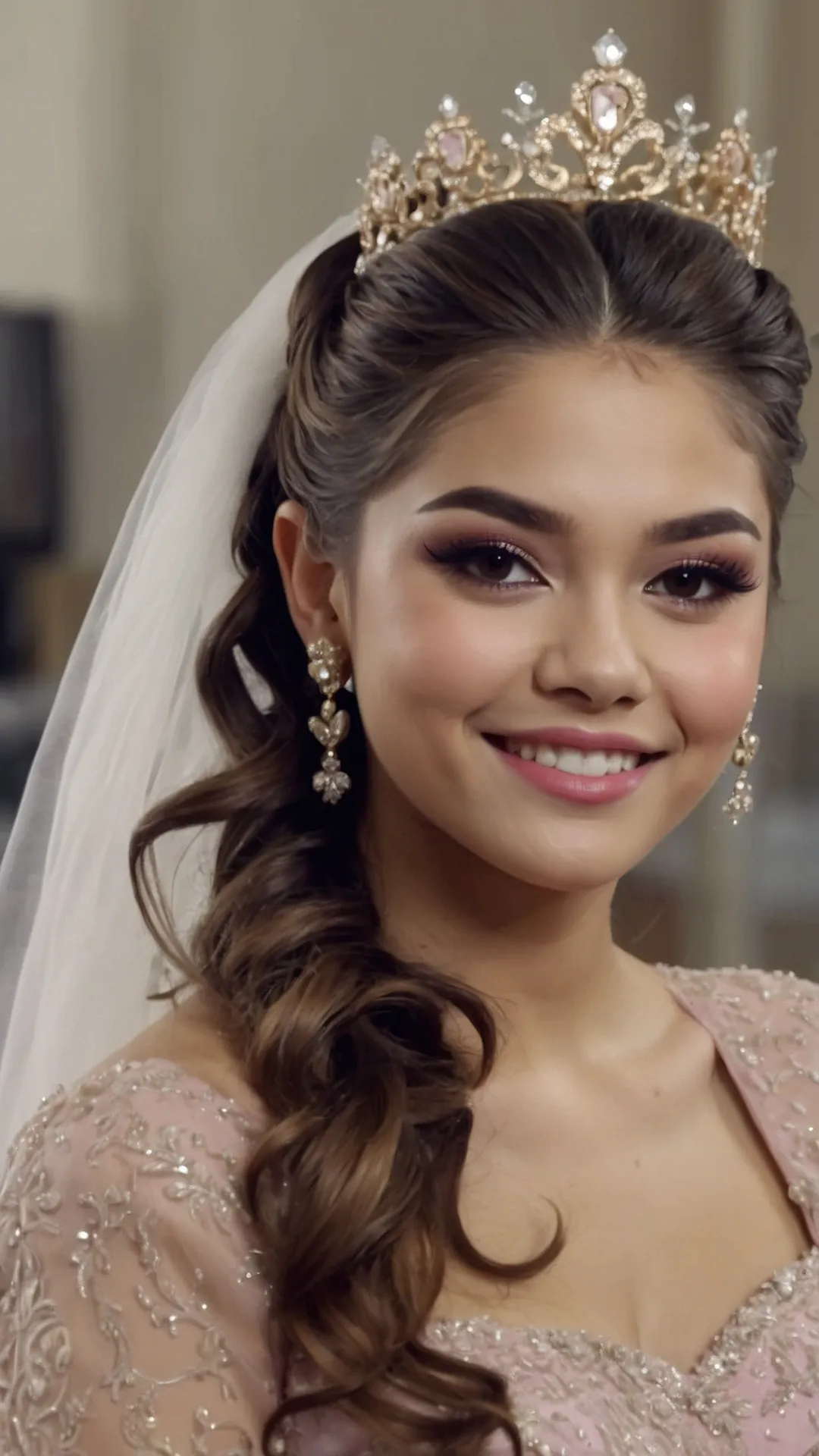 Crowned Couture: Quinceañera Hair and Tiara Ideas