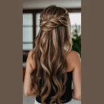 Beauty in Balance: Discover 15 Half Up Half Down Wedding Hairstyles