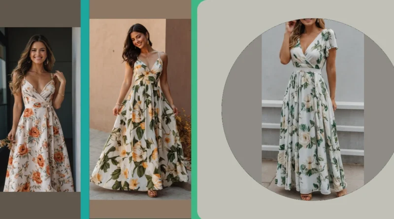 Galeera Floral Statement Maxi Dress