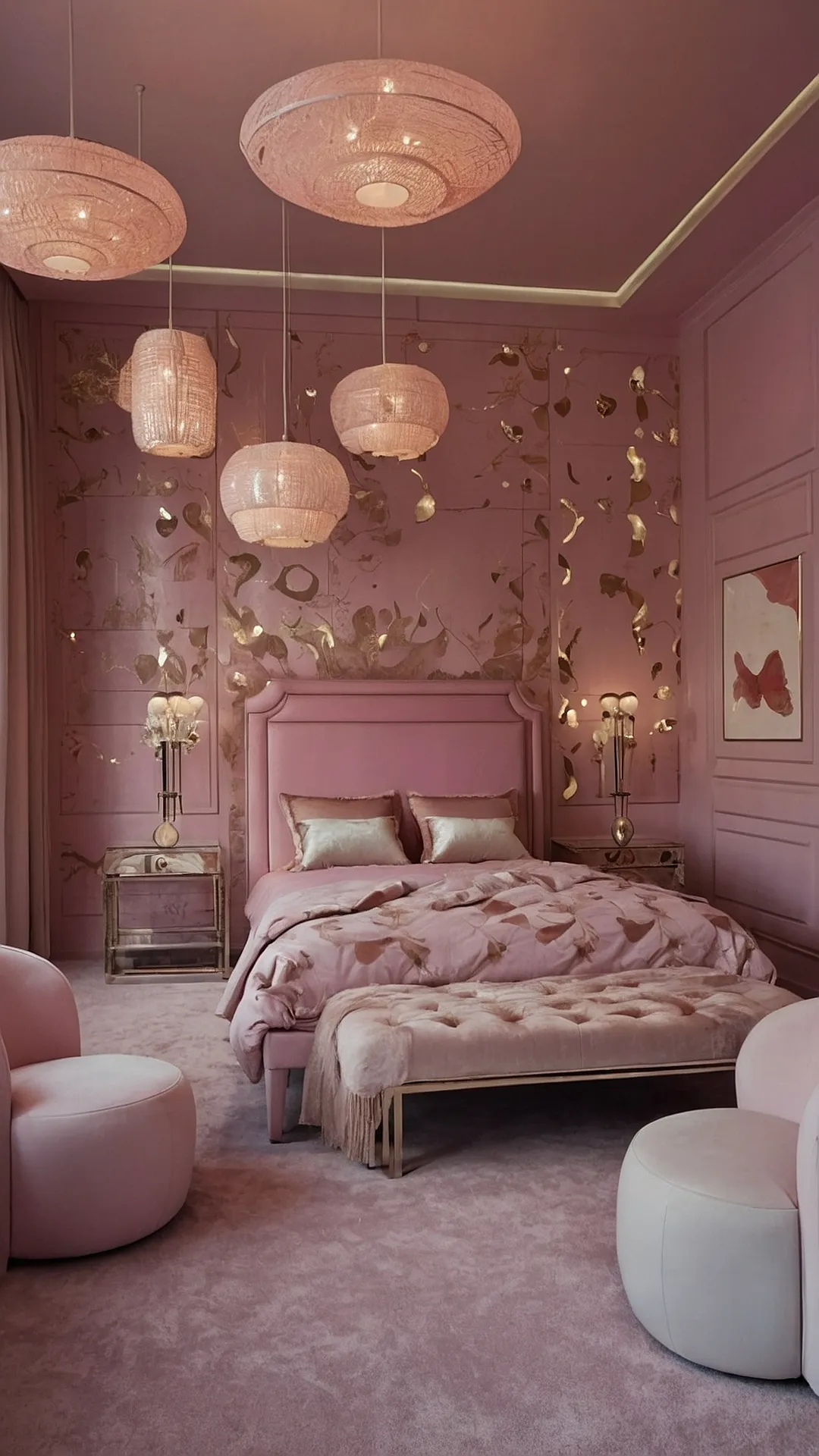 Soft Pink Aesthetics for a Serene Sleeping Space