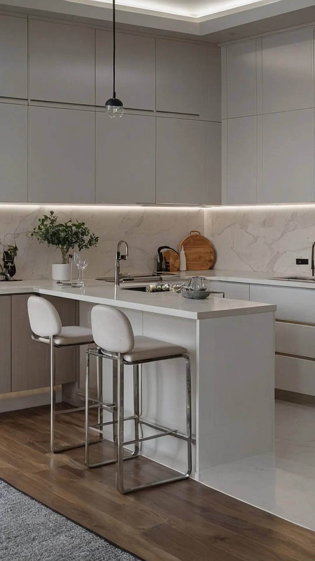 Sleek Minimalist Designs for Small Kitchen Makeovers