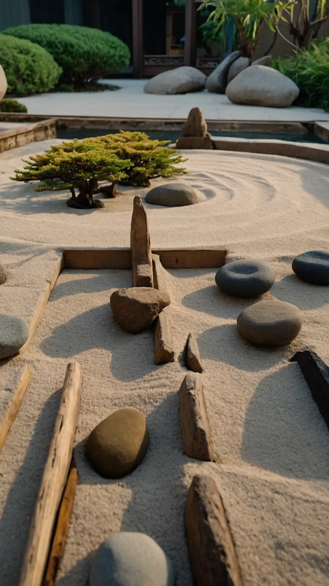 Elegant Zen Garden Elements for a Peaceful Nature Escape