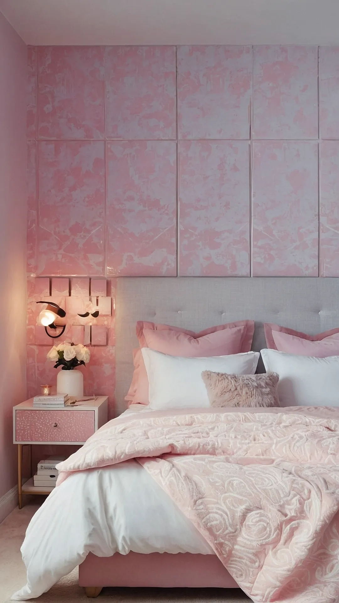 Luxurious Pink Bedroom Inspirations for a Touch of Glamour