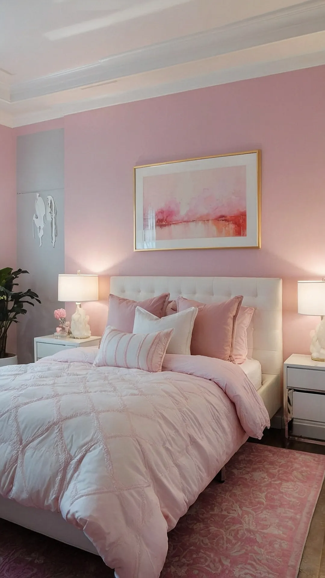 Minimalist Pink Bedroom Concepts for Simple Elegance