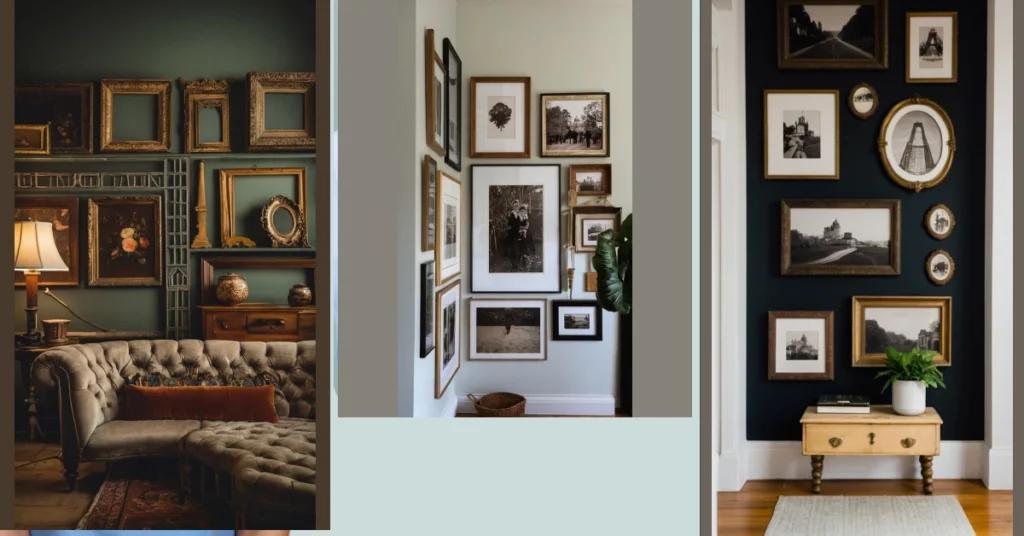 Vintage Frames Galore: 15 Gallery Wall Ideas You’ll Love