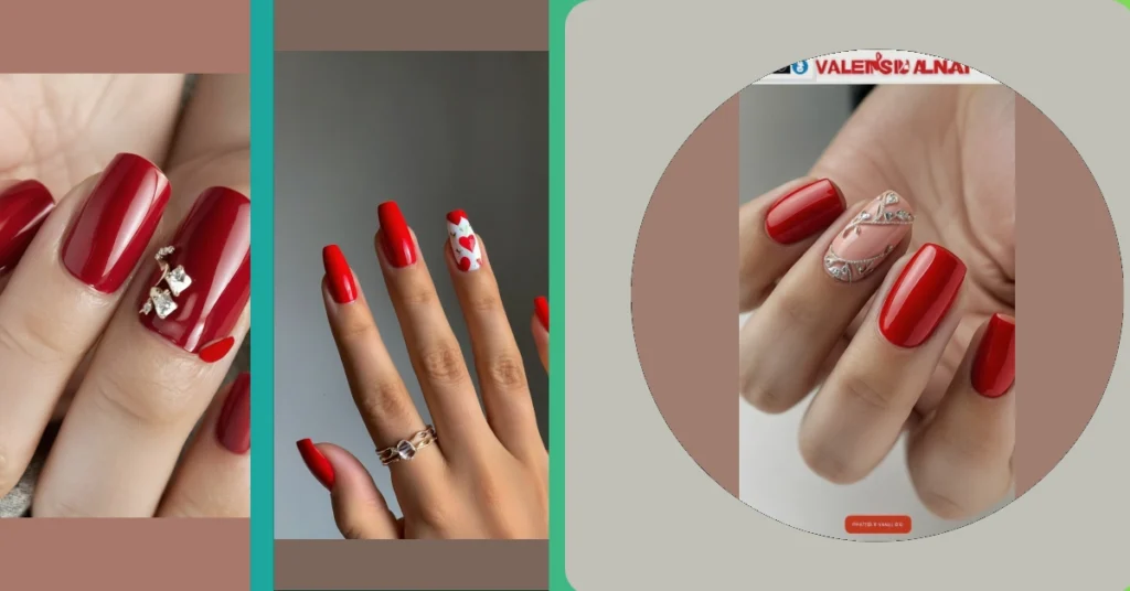 Short and Sweet: 18 Red Nail Ideas for a Fab Valentine’s Day**  
**
