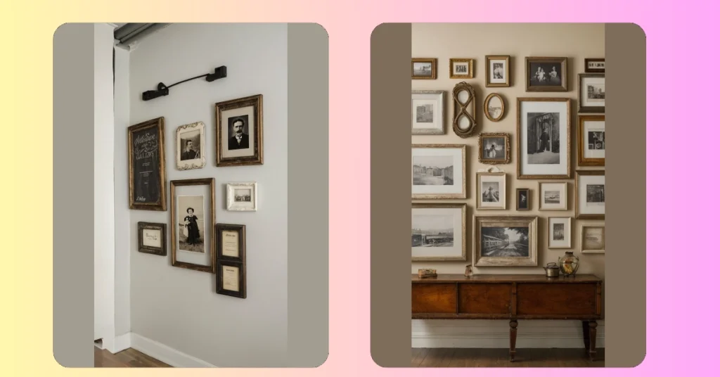 Designing Your Dream Space: 15 Vintage Frame Gallery Wall Concepts