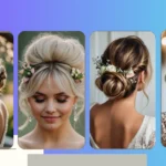 17 Stunning Bridal Floral Bun Hairstyles for Every Style