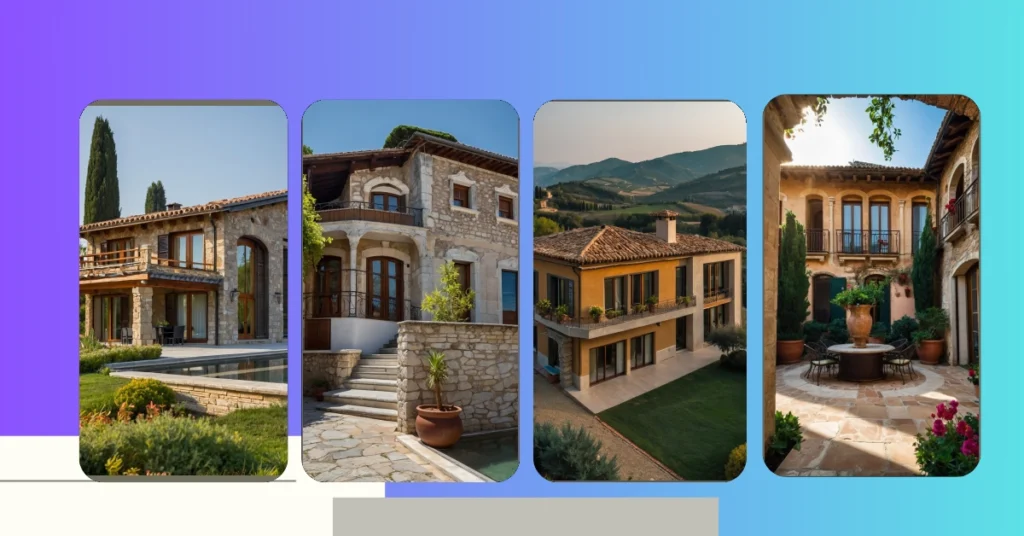 Envisioning 18 Italian House Exteriors: A Journey Through Modern and Rustic Charm