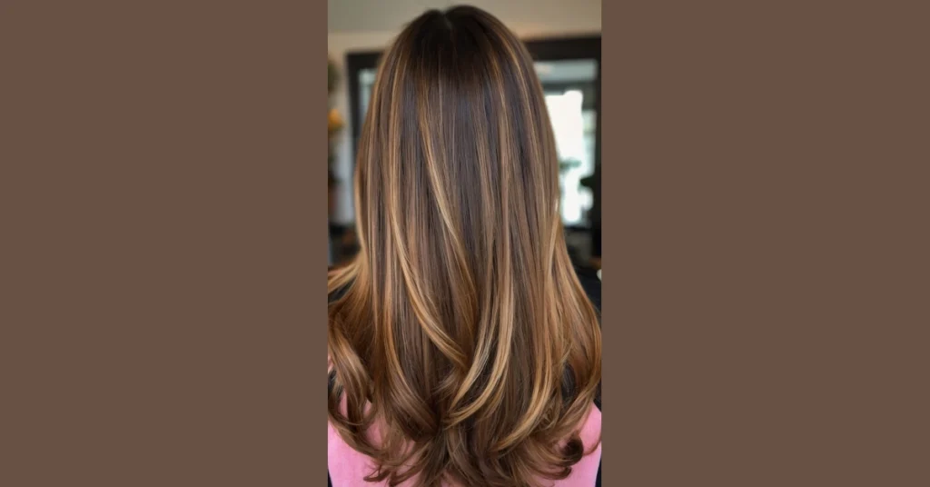 Transform Your Long Hair with Honey Brown Balayage Magic