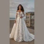 Radiate Beauty with 18 Charming White Bridal Dress Designs